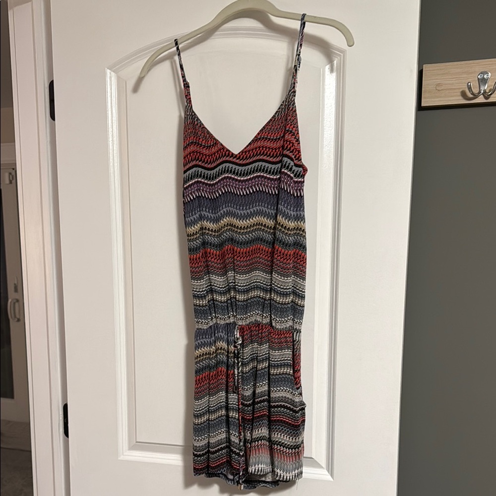 Multicolor Striped Sleeveless Dress